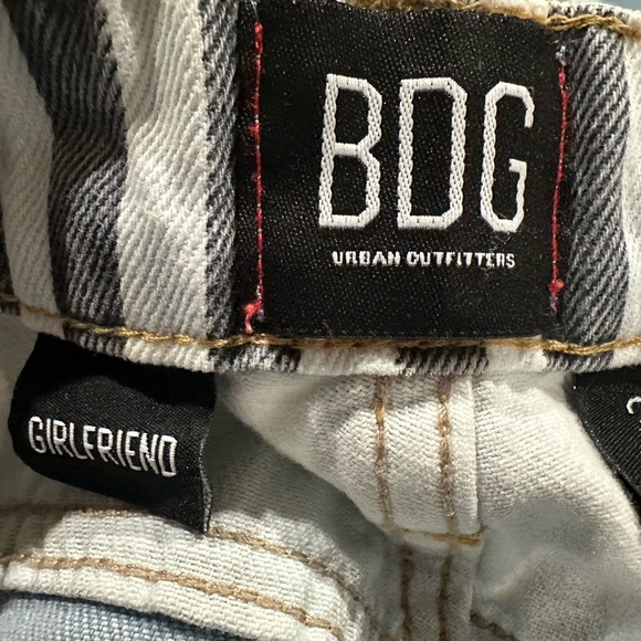 BDG Urban Outfitters Girlfriend Jeans Women's 30 Light Wash High Rise Button Fly - Picture 4 of 4